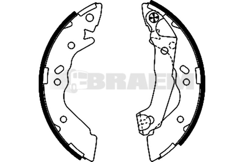 Lkw- und Busersatzteile - Bremssystem - Scheibenbremse und Trommelbremse - Bremsbacke - TEX91056800