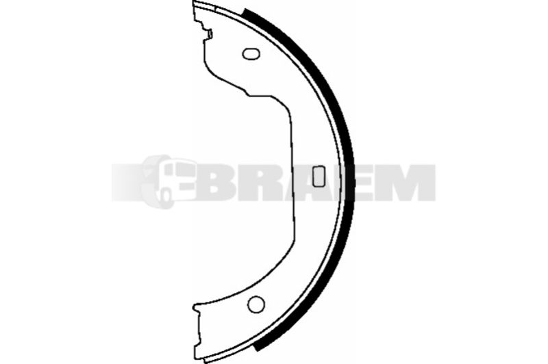 Lkw- und Busersatzteile - Bremssystem - Scheibenbremse und Trommelbremse - Bremsbacke - TEX91058700