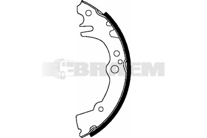 Lkw- und Busersatzteile - Bremssystem - Scheibenbremse und Trommelbremse - Bremsbacke - TEX91059300