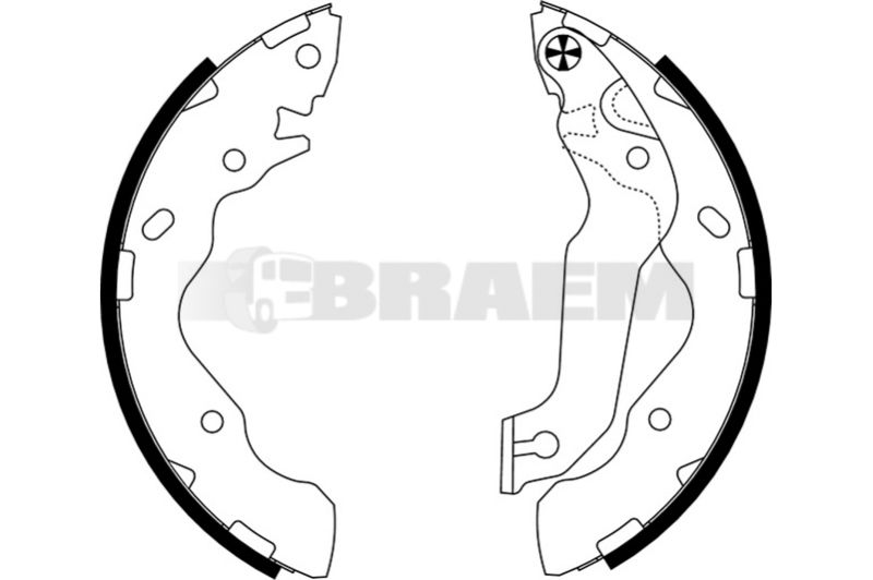 Lkw- und Busersatzteile - Bremssystem - Scheibenbremse und Trommelbremse - Bremsbacke - TEX91061700