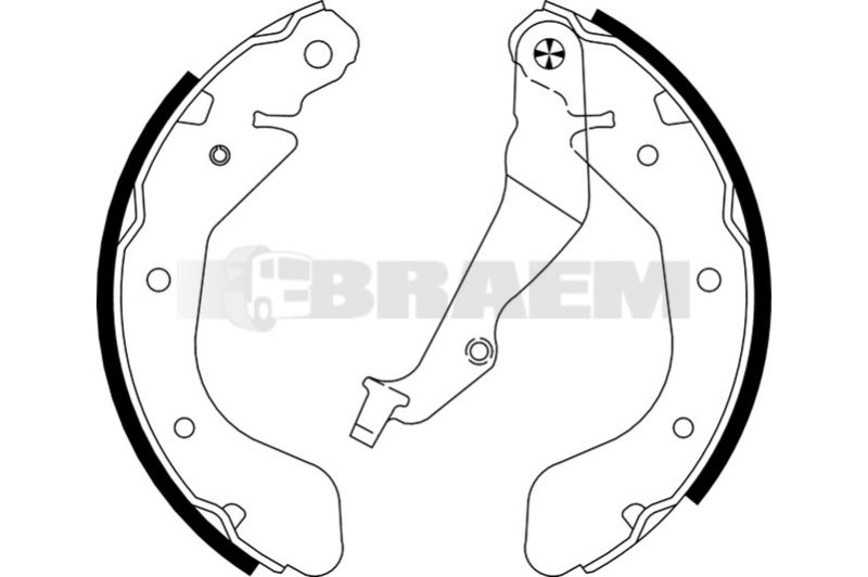 Lkw- und Busersatzteile - Bremssystem - Scheibenbremse und Trommelbremse - Bremsbacke - TEX91062500