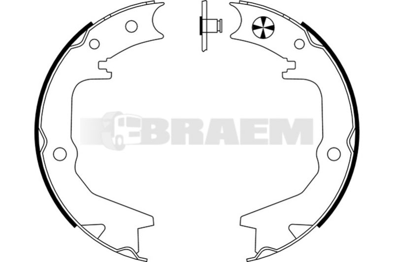 Lkw- und Busersatzteile - Bremssystem - Scheibenbremse und Trommelbremse - Bremsbacke - TEX91062900