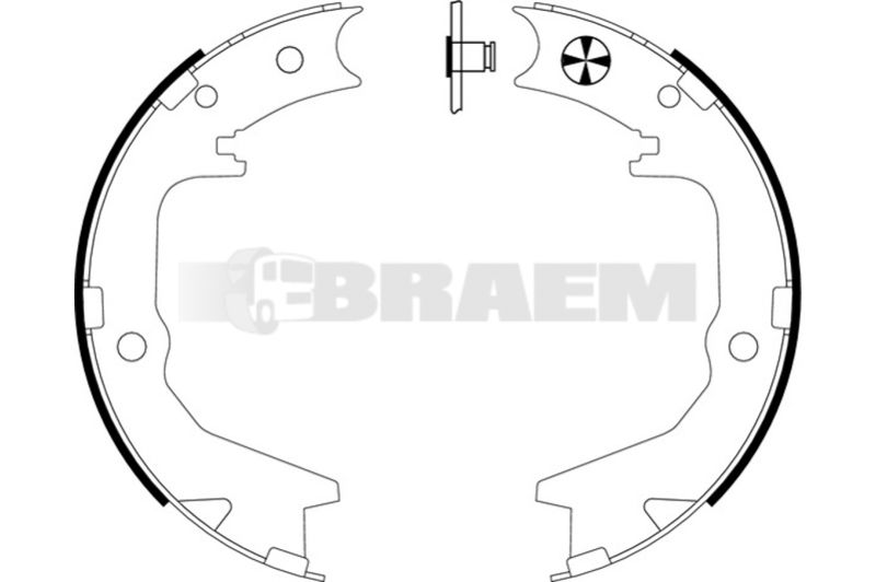 Lkw- und Busersatzteile - Bremssystem - Scheibenbremse und Trommelbremse - Bremsbacke - TEX91063000