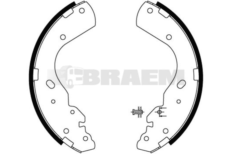 Lkw- und Busersatzteile - Bremssystem - Scheibenbremse und Trommelbremse - Bremsbacke - TEX91063700