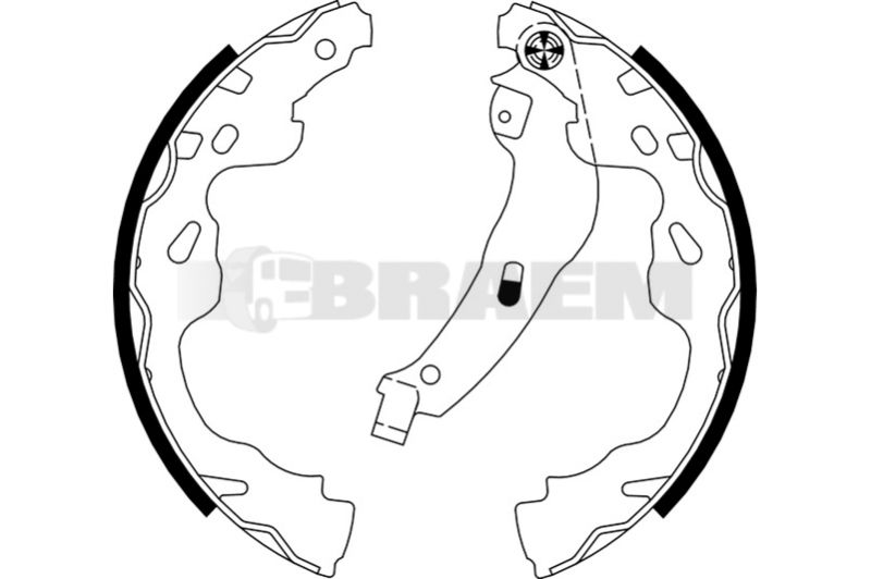 Lkw- und Busersatzteile - Bremssystem - Scheibenbremse und Trommelbremse - Bremsbacke - TEX91064500