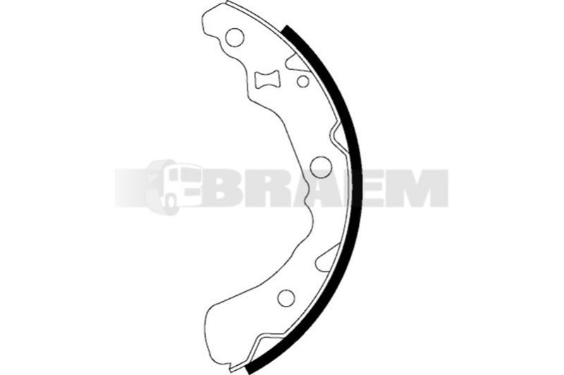 Lkw- und Busersatzteile - Bremssystem - Scheibenbremse und Trommelbremse - Bremsbacke - TEX91065600