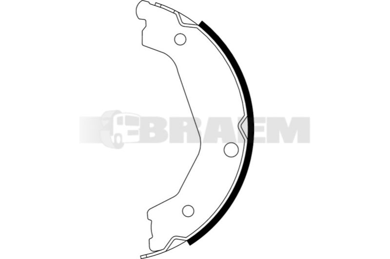 Lkw- und Busersatzteile - Bremssystem - Scheibenbremse und Trommelbremse - Bremsbacke - TEX91065700