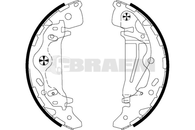 Lkw- und Busersatzteile - Bremssystem - Scheibenbremse und Trommelbremse - Bremsbacke - TEX91065800