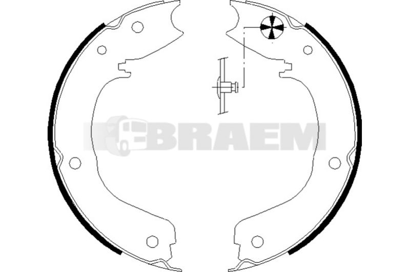 Lkw- und Busersatzteile - Bremssystem - Scheibenbremse und Trommelbremse - Bremsbacke - TEX91066000