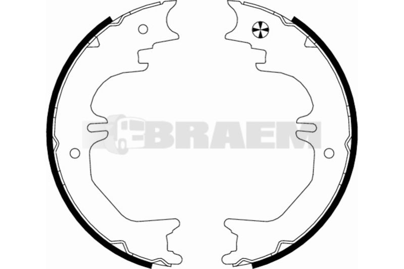 Lkw- und Busersatzteile - Bremssystem - Scheibenbremse und Trommelbremse - Bremsbacke - TEX91066100