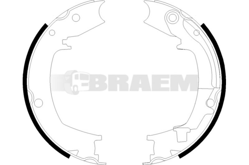 Lkw- und Busersatzteile - Bremssystem - Scheibenbremse und Trommelbremse - Bremsbacke - TEX91066400