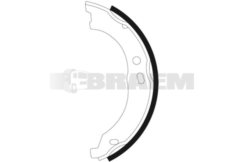 Lkw- und Busersatzteile - Bremssystem - Scheibenbremse und Trommelbremse - Bremsbacke - TEX91066700
