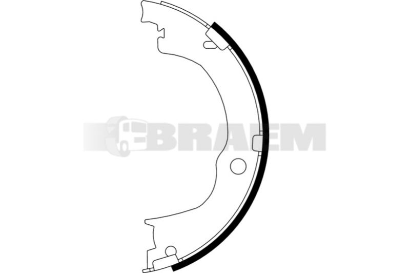 Lkw- und Busersatzteile - Bremssystem - Scheibenbremse und Trommelbremse - Bremsbacke - TEX91067100