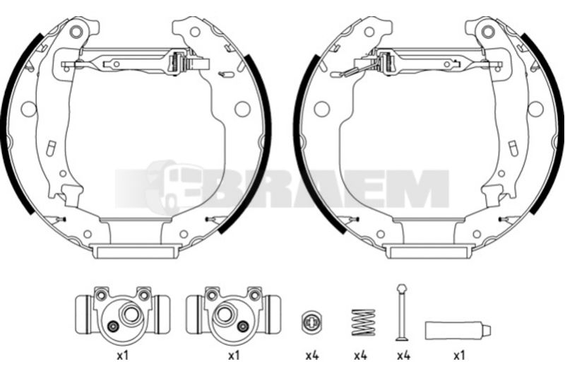 Lkw- und Busersatzteile - Bremssystem - Scheibenbremse und Trommelbremse - Bremsbacke - TEX91067200