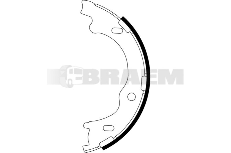 Lkw- und Busersatzteile - Bremssystem - Scheibenbremse und Trommelbremse - Bremsbacke - TEX91068100