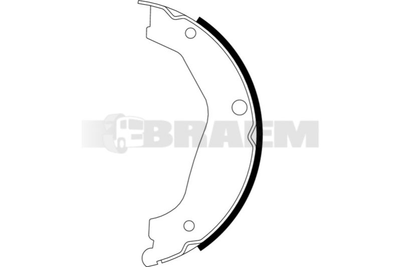 Lkw- und Busersatzteile - Bremssystem - Scheibenbremse und Trommelbremse - Bremsbacke - TEX91068400