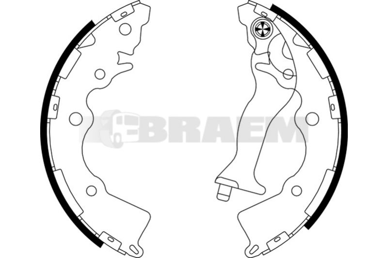 Lkw- und Busersatzteile - Bremssystem - Scheibenbremse und Trommelbremse - Bremsbacke - TEX91068600