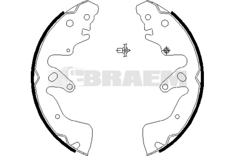 Lkw- und Busersatzteile - Bremssystem - Scheibenbremse und Trommelbremse - Bremsbacke - TEX91068700