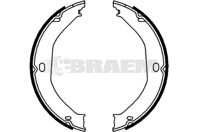 Lkw- und Busersatzteile - Bremssystem - Scheibenbremse und Trommelbremse - Bremsbacke - TEX91071700