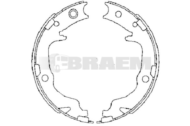 Lkw- und Busersatzteile - Bremssystem - Scheibenbremse und Trommelbremse - Bremsbacke - TEX91072500
