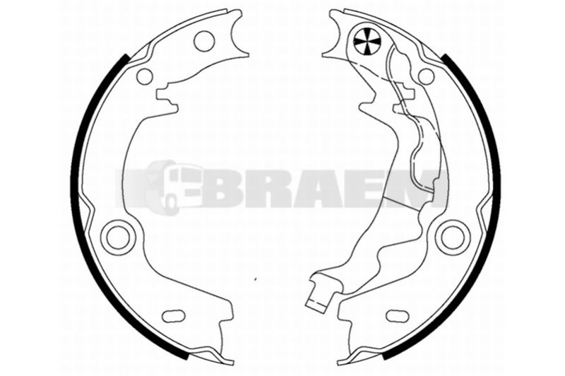 Lkw- und Busersatzteile - Bremssystem - Scheibenbremse und Trommelbremse - Bremsbacke - TEX91072700