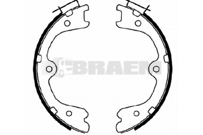 Lkw- und Busersatzteile - Bremssystem - Scheibenbremse und Trommelbremse - Bremsbacke - TEX91072900