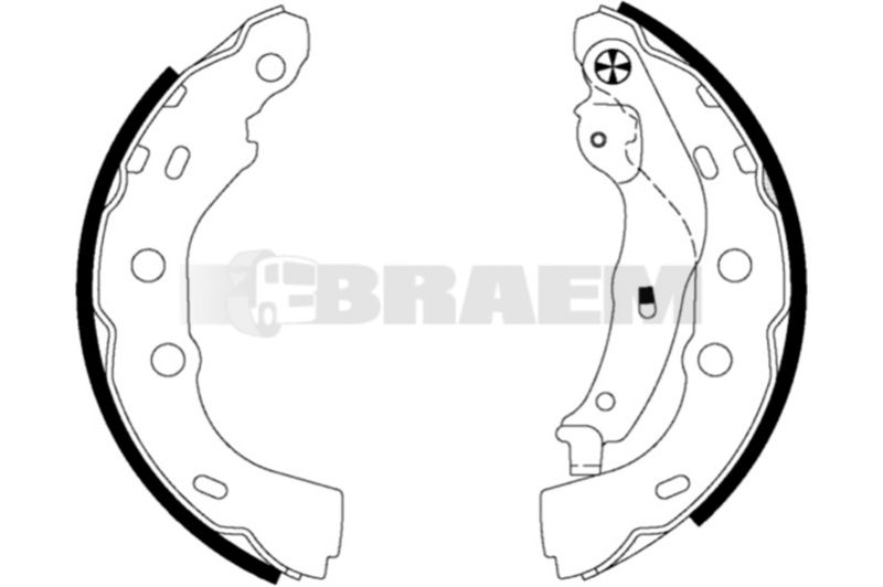 Lkw- und Busersatzteile - Bremssystem - Scheibenbremse und Trommelbremse - Bremsbacke - TEX91074800