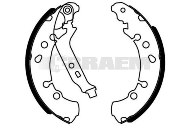 Lkw- und Busersatzteile - Bremssystem - Scheibenbremse und Trommelbremse - Bremsbacke - TEX91075000