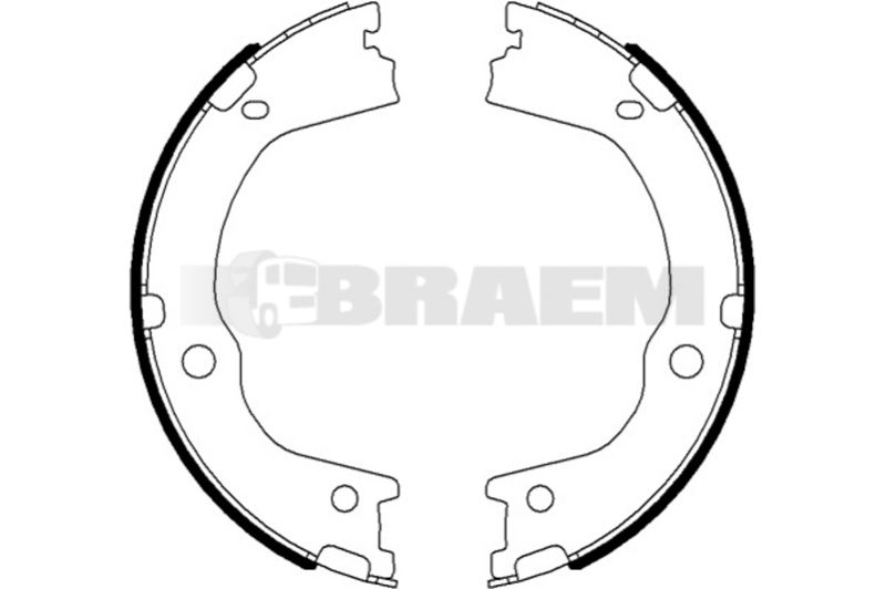 Lkw- und Busersatzteile - Bremssystem - Scheibenbremse und Trommelbremse - Bremsbacke - TEX91075900