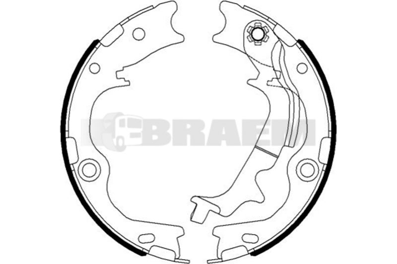Lkw- und Busersatzteile - Bremssystem - Scheibenbremse und Trommelbremse - Bremsbacke - TEX91078300