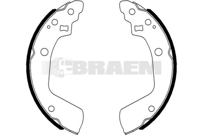 Lkw- und Busersatzteile - Bremssystem - Scheibenbremse und Trommelbremse - Bremsbacke - TEX91078600