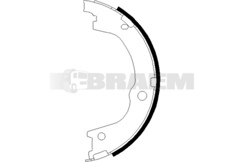 Lkw- und Busersatzteile - Bremssystem - Scheibenbremse und Trommelbremse - Bremsbacke - TEX91079600