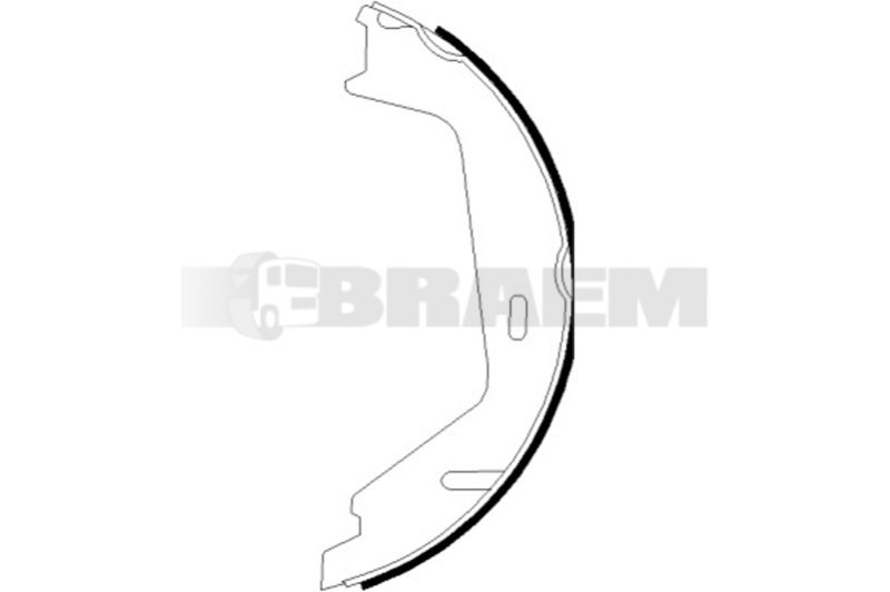Lkw- und Busersatzteile - Bremssystem - Scheibenbremse und Trommelbremse - Bremsbacke - TEX91081300