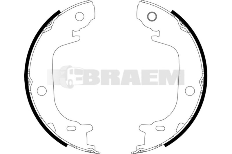 Lkw- und Busersatzteile - Bremssystem - Scheibenbremse und Trommelbremse - Bremsbacke - TEX91082100