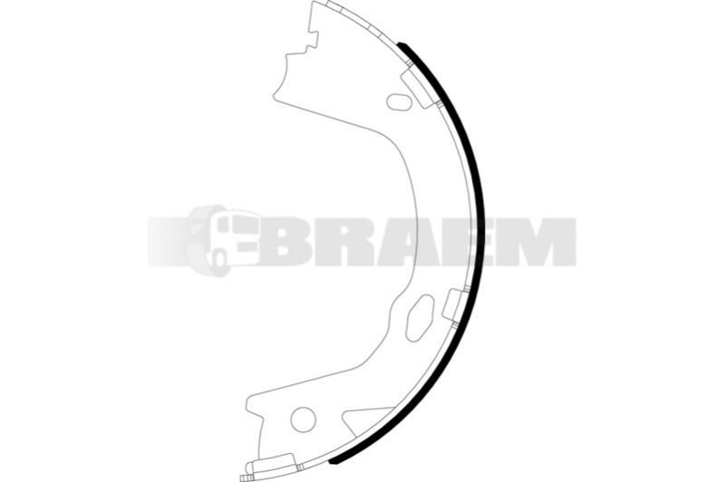 Lkw- und Busersatzteile - Bremssystem - Scheibenbremse und Trommelbremse - Bremsbacke - TEX91082600