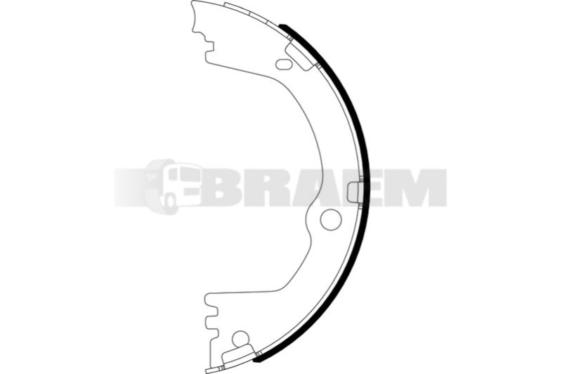 Lkw- und Busersatzteile - Bremssystem - Scheibenbremse und Trommelbremse - Bremsbacke - TEX91082700