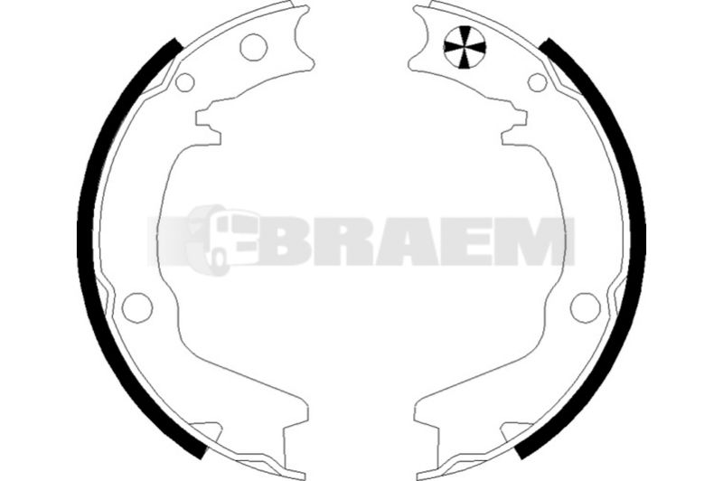 Lkw- und Busersatzteile - Bremssystem - Scheibenbremse und Trommelbremse - Bremsbacke - TEX91082800