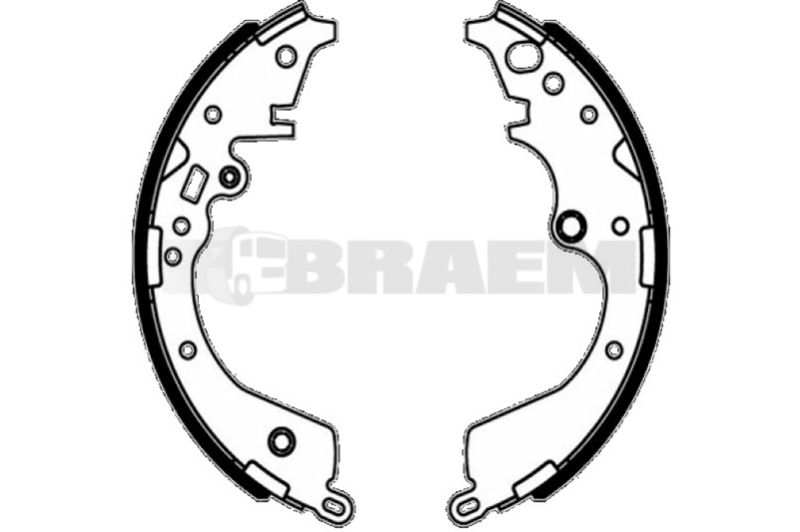 Lkw- und Busersatzteile - Bremssystem - Scheibenbremse und Trommelbremse - Bremsbacke - TEX91083600