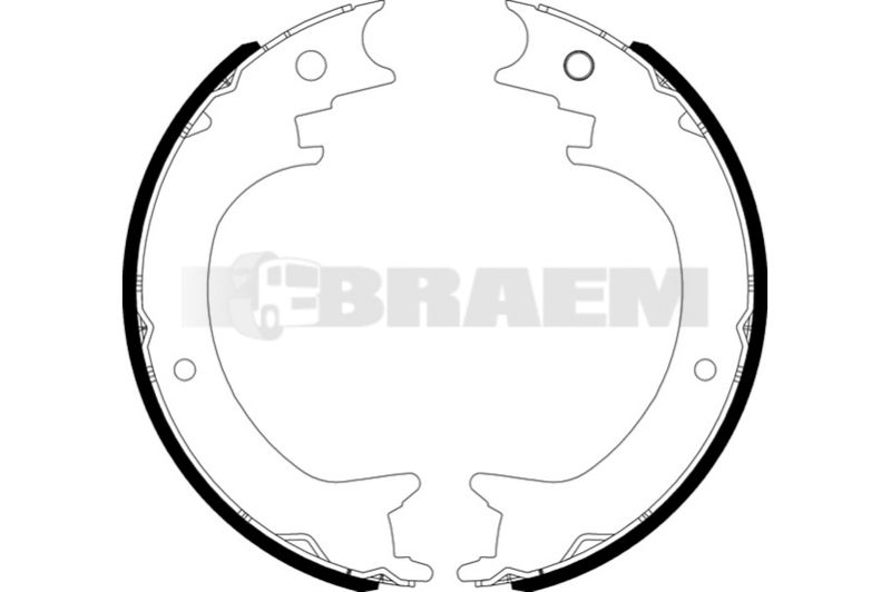 Lkw- und Busersatzteile - Bremssystem - Scheibenbremse und Trommelbremse - Bremsbacke - TEX91083800