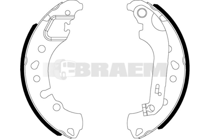 Lkw- und Busersatzteile - Bremssystem - Scheibenbremse und Trommelbremse - Bremsbacke - TEX91084200