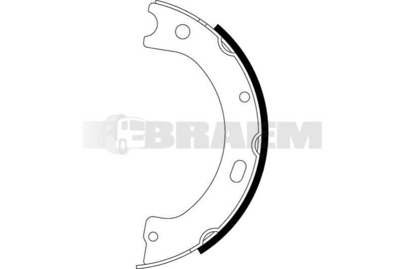 Lkw- und Busersatzteile - Bremssystem - Scheibenbremse und Trommelbremse - Bremsbacke - TEX91086500