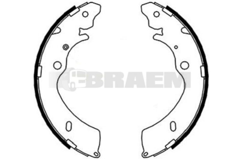 Lkw- und Busersatzteile - Bremssystem - Scheibenbremse und Trommelbremse - Bremsbacke - TEX91086600