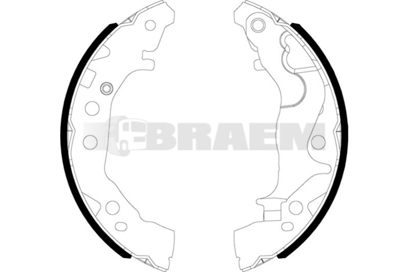 Lkw- und Busersatzteile - Bremssystem - Scheibenbremse und Trommelbremse - Bremsbacke - TEX91086800