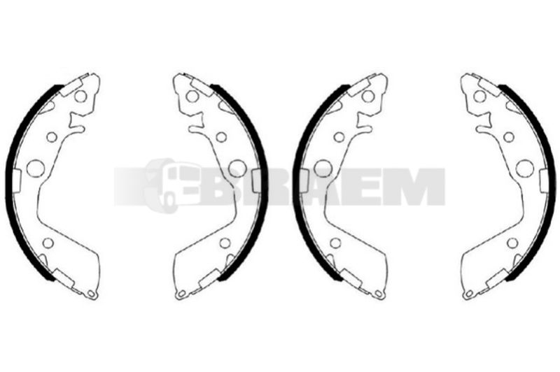 Lkw- und Busersatzteile - Bremssystem - Scheibenbremse und Trommelbremse - Bremsbacke - TEX91087500