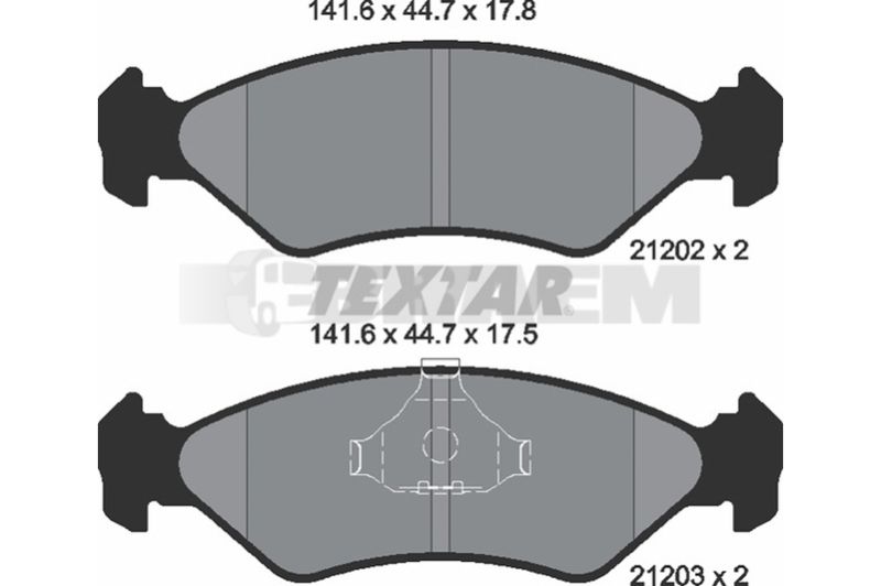 Lkw- und Busersatzteile - Bremssystem - Scheibenbremse und Trommelbremse - Bremsscheibe - TEX92050900