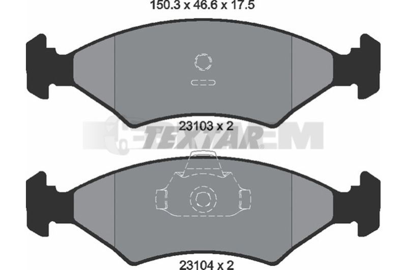 Lkw- und Busersatzteile - Bremssystem - Scheibenbremse und Trommelbremse - Bremsscheibe - TEX92051003