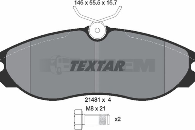 Lkw- und Busersatzteile - Bremssystem - Scheibenbremse und Trommelbremse - Bremsscheibe - TEX92059000
