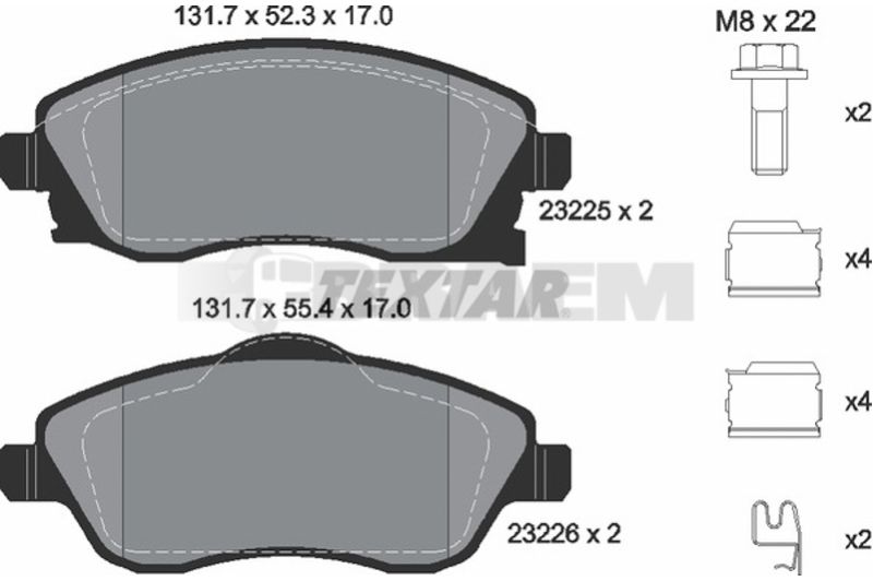 Lkw- und Busersatzteile - Bremssystem - Scheibenbremse und Trommelbremse - Bremsscheibe - TEX92111403