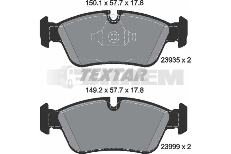 Lkw- und Busersatzteile - Bremssystem - Scheibenbremse und Trommelbremse - Bremsscheibe - TEX92132805