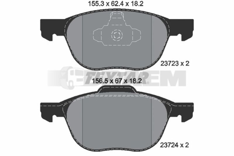 Lkw- und Busersatzteile - Bremssystem - Scheibenbremse und Trommelbremse - Bremsscheibe - TEX92141205